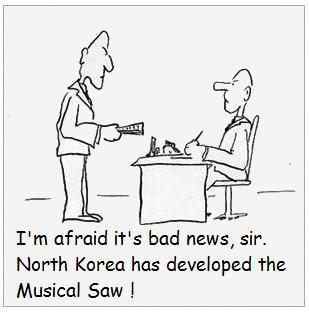 Musical Saw Cartoon